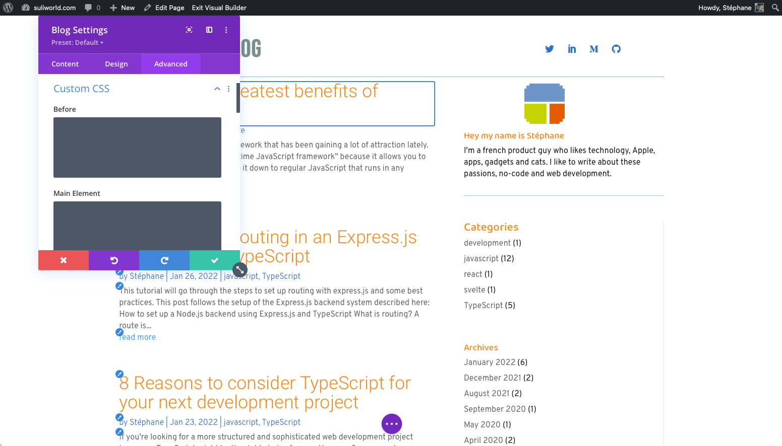 Why am I using Divi for WordPress ?